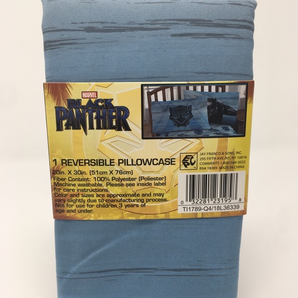 Marvel Bedding Black Panther New Reversible Soft Pillowcase Poshmark